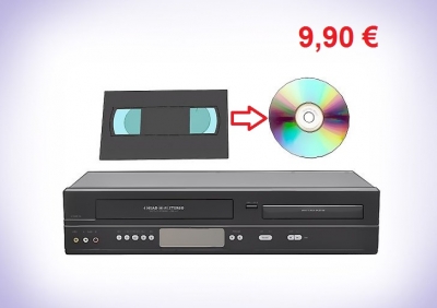 Transfert de cassettes vhs ou vhs-c sur dvd par particulier
