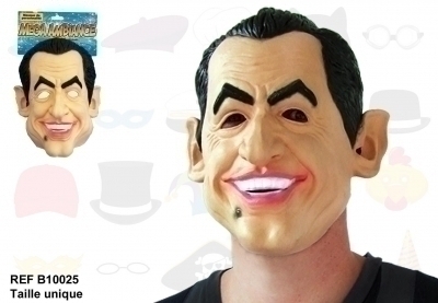 Masque Latex Politique Sarkozy