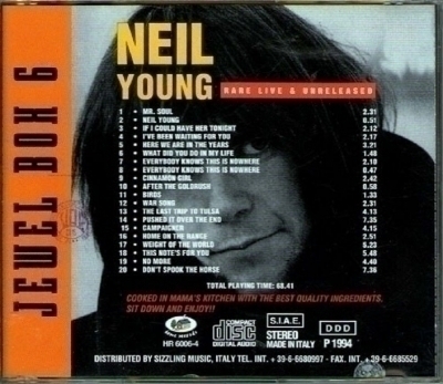 cd Jewel Box 6 Import Neil Young 