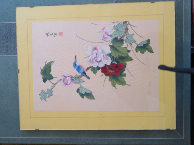 peinture chinoise arbre et oiseau