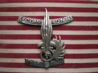 Insigne de Para Légion étrangère.